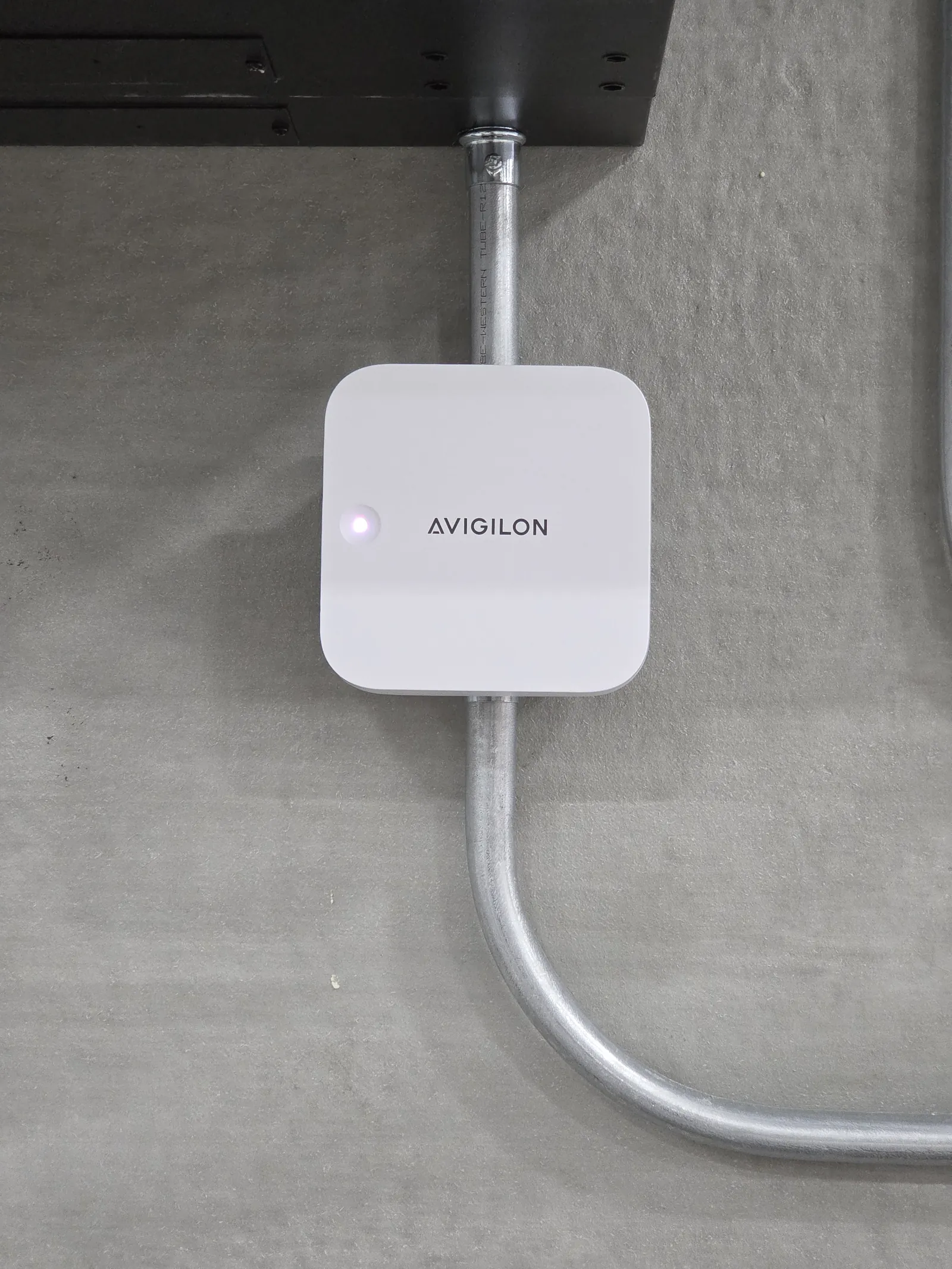 Avigilon Alta access control unit with clean conduit run installed by INTEK